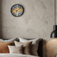 Custom "Shalom" - Wooden Frame 10" Clock - ECO solvent print