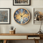Custom "Shalom" - Wooden Frame 10" Clock - ECO solvent print