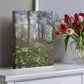 "Morning Light on the Long Trail" - Gallery Wrapped Canvas - Hiking With Stickers '24