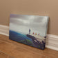 "Edge of the World – A Hiker's High" / Gallery Wrapped Canvas / Hiking With Stickers '14