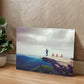 "Edge of the World – A Hiker's High" / Gallery Wrapped Canvas / Hiking With Stickers '14