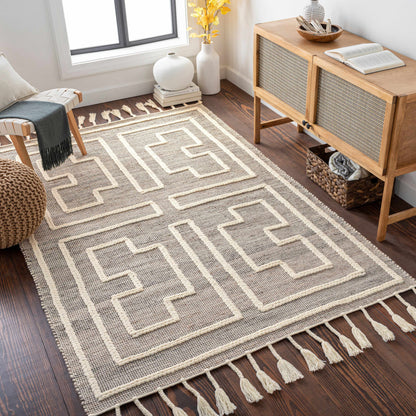 Azra Tasseled Jute&Wool Rug