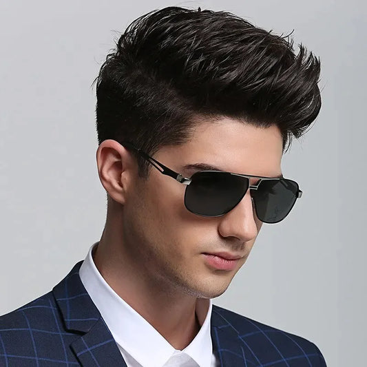 Men's UV400 Polarized Pilot Sunglasses for Outdoor Sports