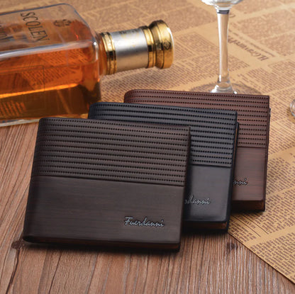 Men's Leather Bifold Wallet & Card Holder