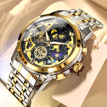 OLEVS ChronoElite Single Calendar Quartz Watch