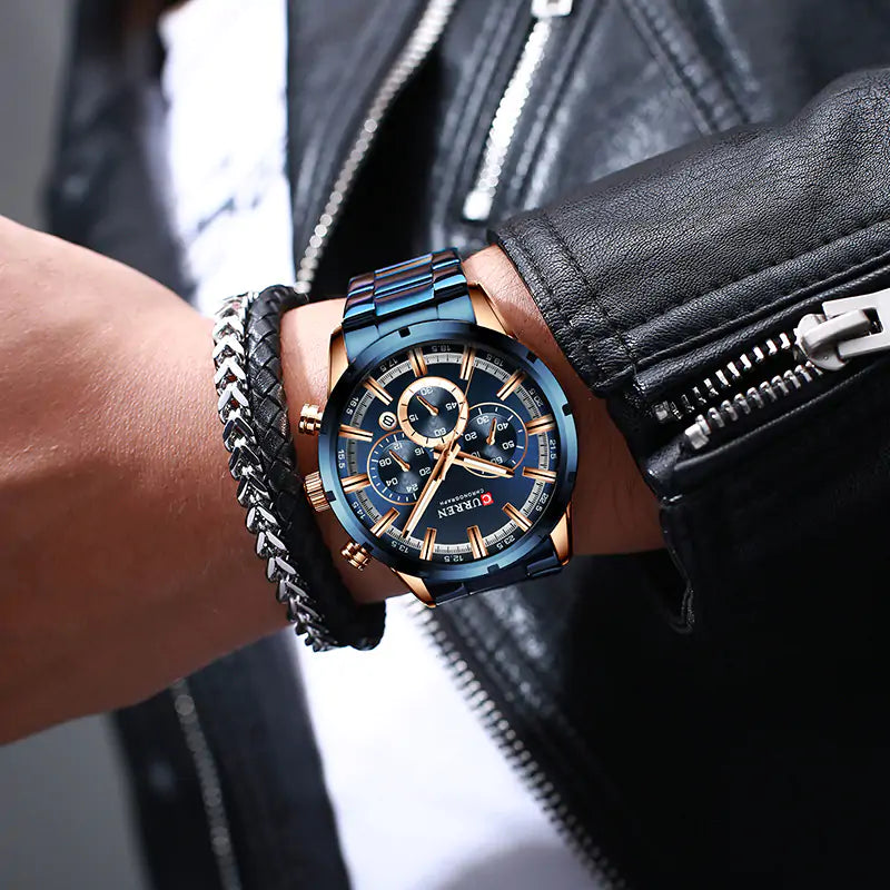 CURREN Precision Chrono Watch - Men's Luxury