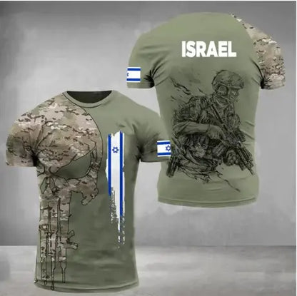 Military Printed 3D T-Shirt