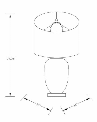 Cedar Table Lamp - Clearance