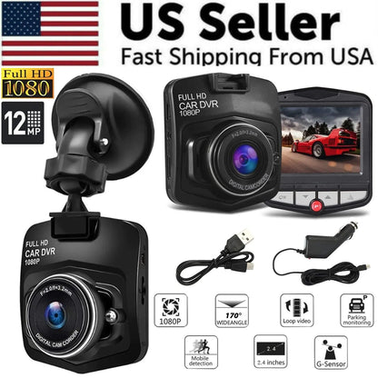 Full HD 1080P Dash Cam with Night Vision