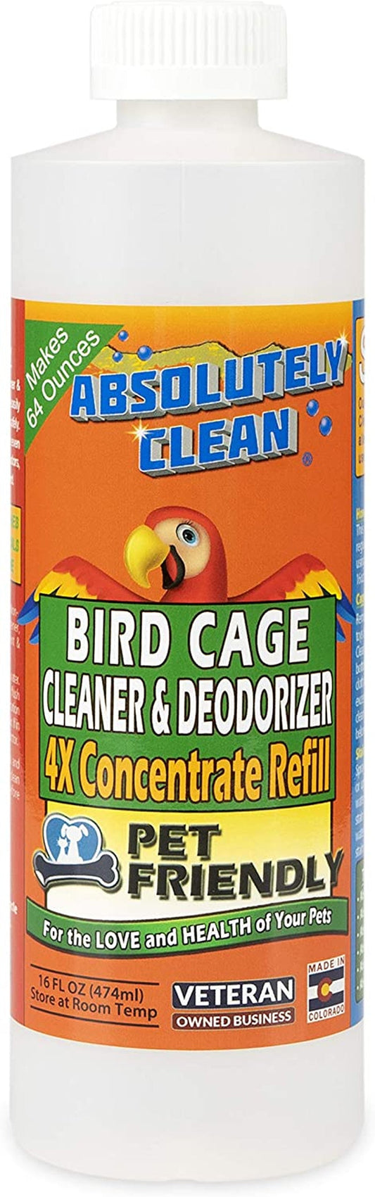 Bird Cage Cleaner and Deodorizer