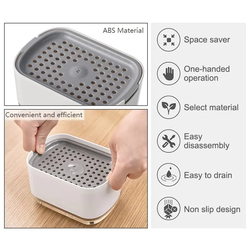 EasyReach Soap Dispenser & Sponge Caddy