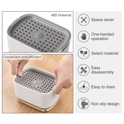 EasyReach Soap Dispenser & Sponge Caddy