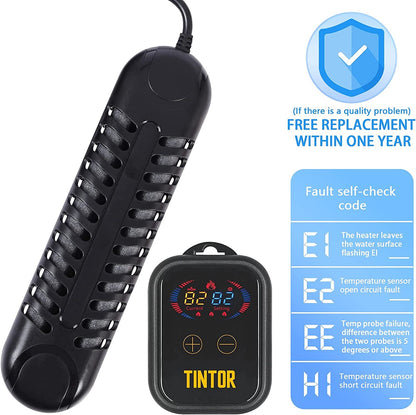 Submersible Aquarium Heater, 800W/1200W