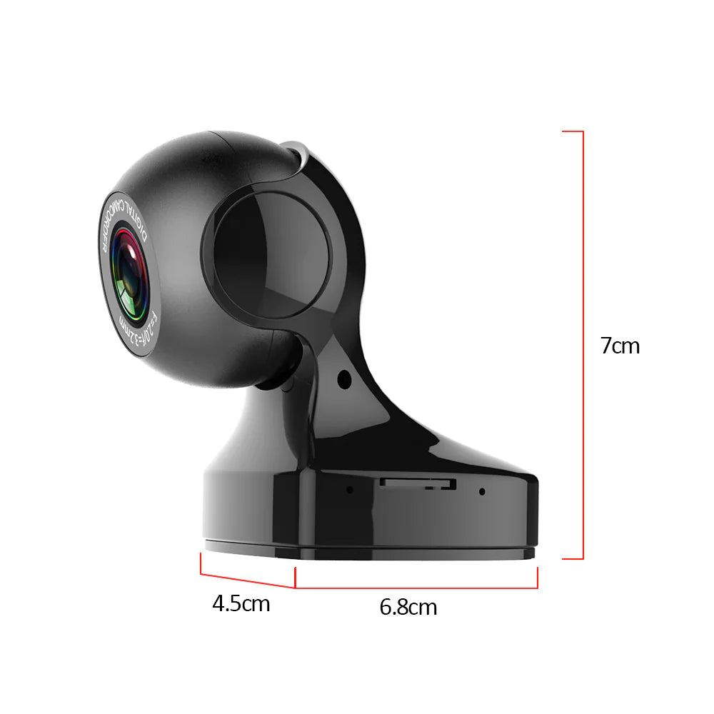 Panoramic 170° Wide-Angle WiFi-Enabled HD Vehicle Recorder