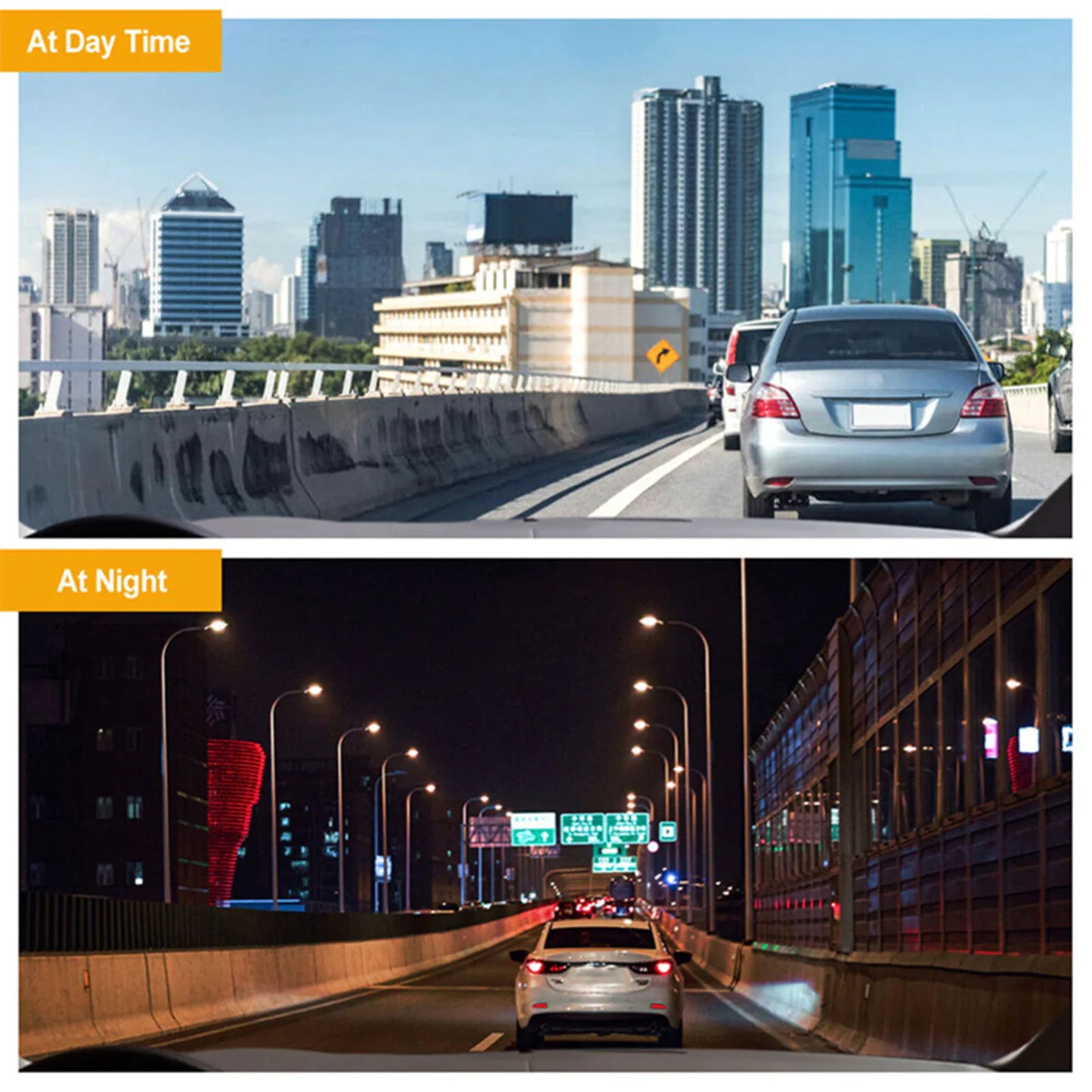 Dual HD 1080P Car Dash Cam with G-Sensor