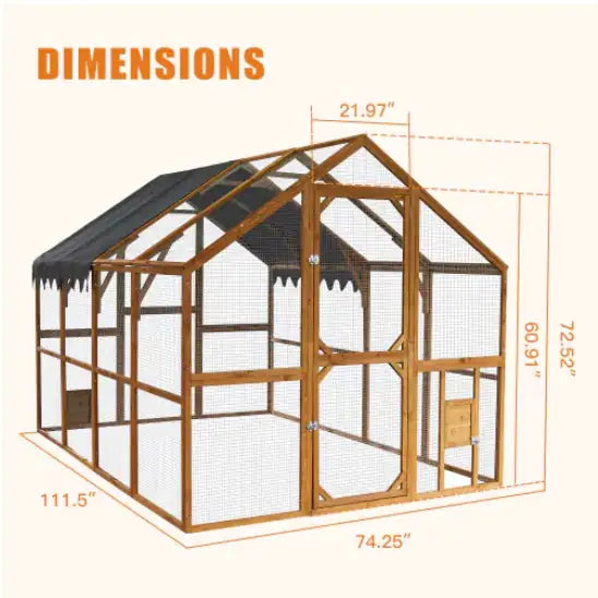 Deluxe Outdoor Pet Haven with Waterproof Guard