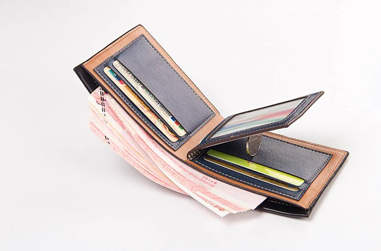 Men's Leather Bifold Wallet & Card Holder