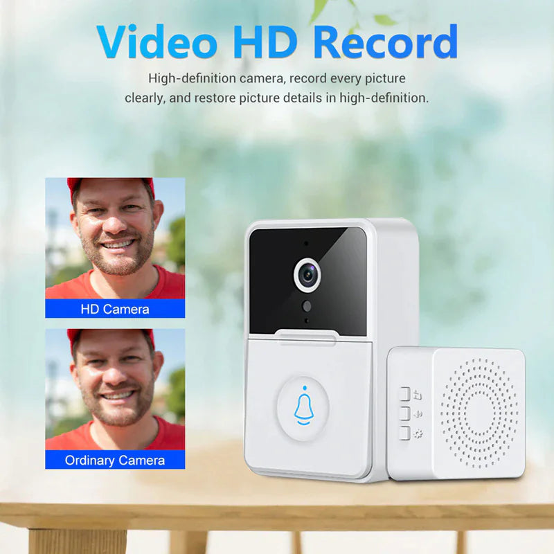 ElegantView HD 1080P Smart WiFi Doorbell with Night Vision and Intercom