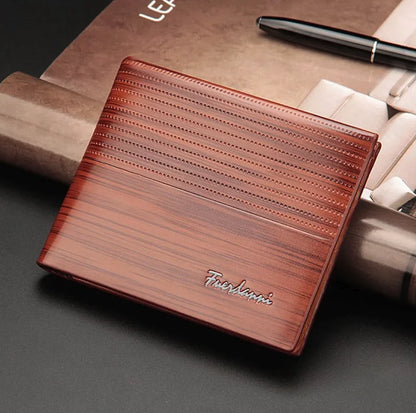 Men's Leather Bifold Wallet & Card Holder