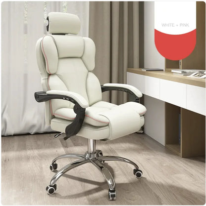 Deluxe Gamer's Throne with Supportive Backrest