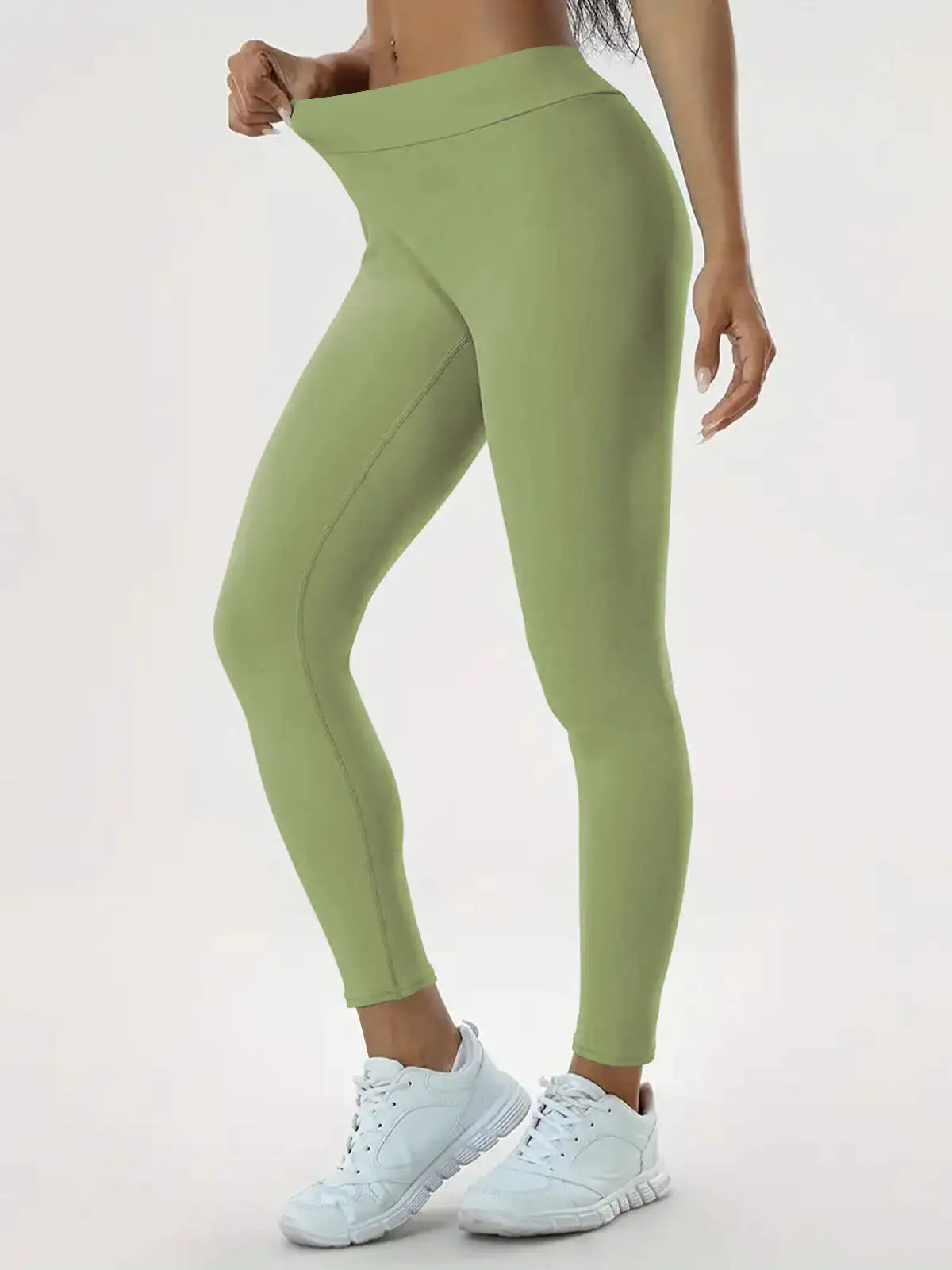 Elegant High-Waisted Sculpting Yoga Trousers