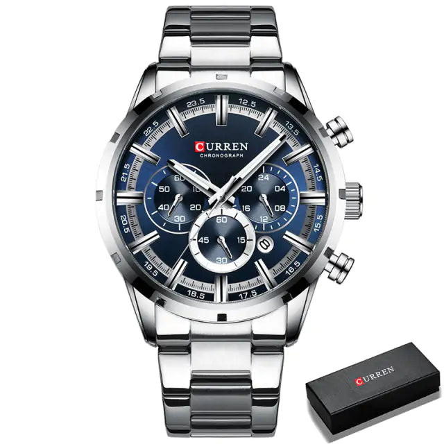 CURREN Precision Chrono Watch - Men's Luxury