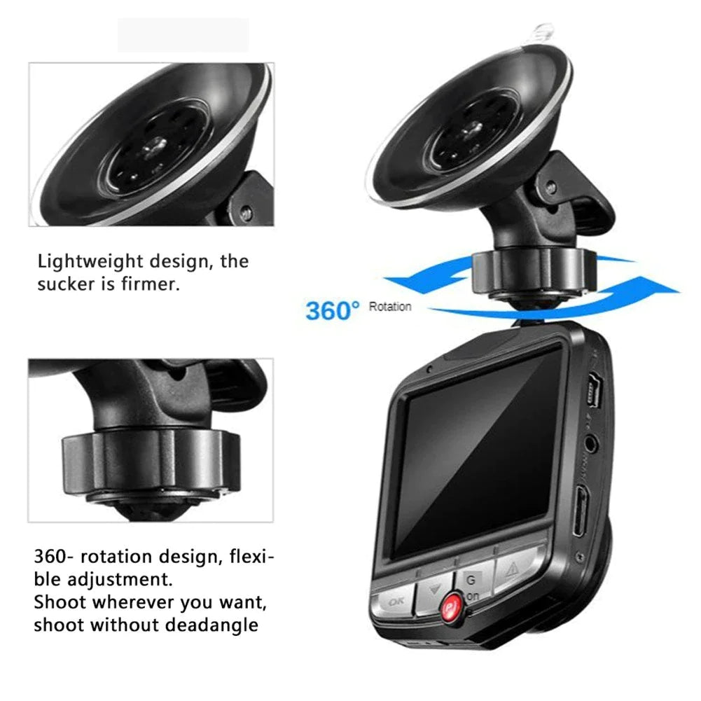Full HD 1080P Dash Cam with Night Vision