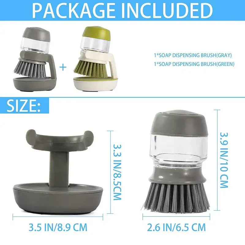 Soap Dispensing Scrub Brush