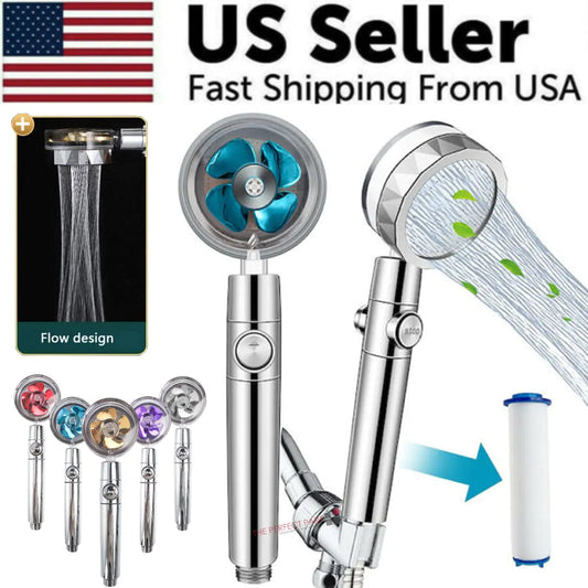 TurboSpin 360° High Pressure Shower Head
