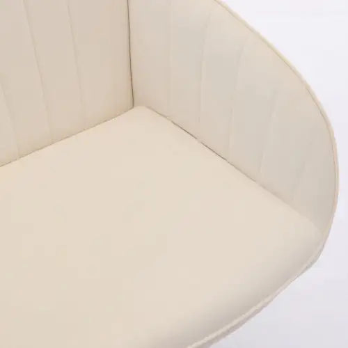 Ergonomic Velvet Swivel Chair for Extended Comfort