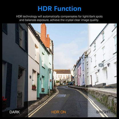 Advanced Dual-Lens 1080P Dashcam with G-Sensor and Night Vision