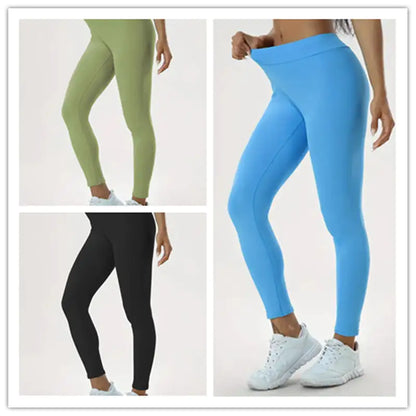 Elegant High-Waisted Sculpting Yoga Trousers