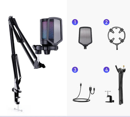 A6 RGB Streaming Pro Microphone