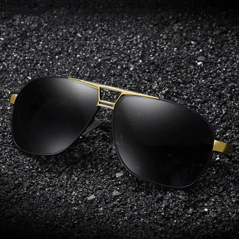 Men's UV400 Polarized Pilot Sunglasses for Outdoor Sports