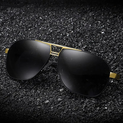 Men's UV400 Polarized Pilot Sunglasses for Outdoor Sports