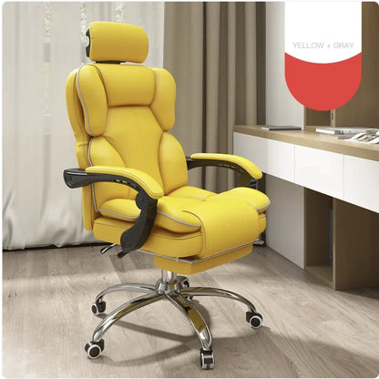Deluxe Gamer's Throne with Supportive Backrest