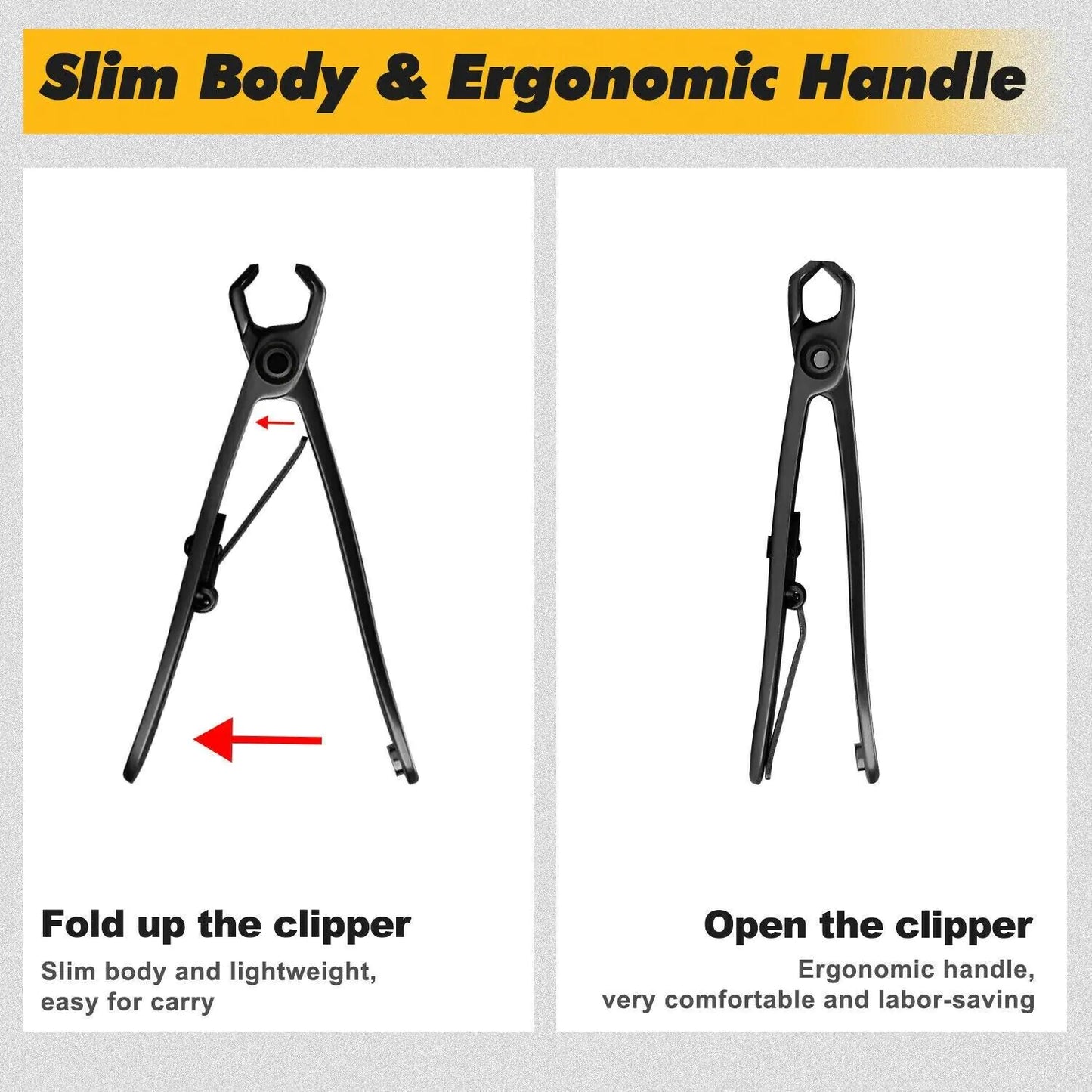 Professional Grade Wide-Jaw Stainless Steel Nail Clippers