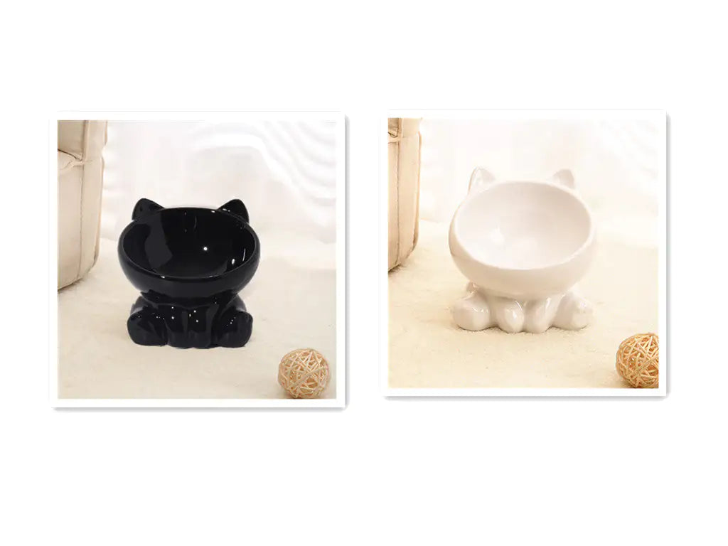 ComfortFeast Ceramic Cat Bowl