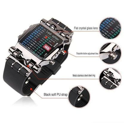 Elite Men's LED Sports Watch