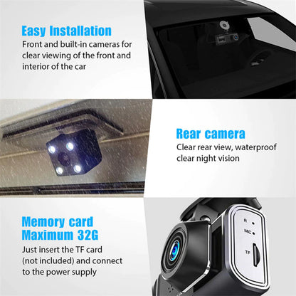Dual HD 1080P Car Dash Cam with G-Sensor