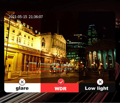 Dual HD 1080P Car Dash Cam with G-Sensor
