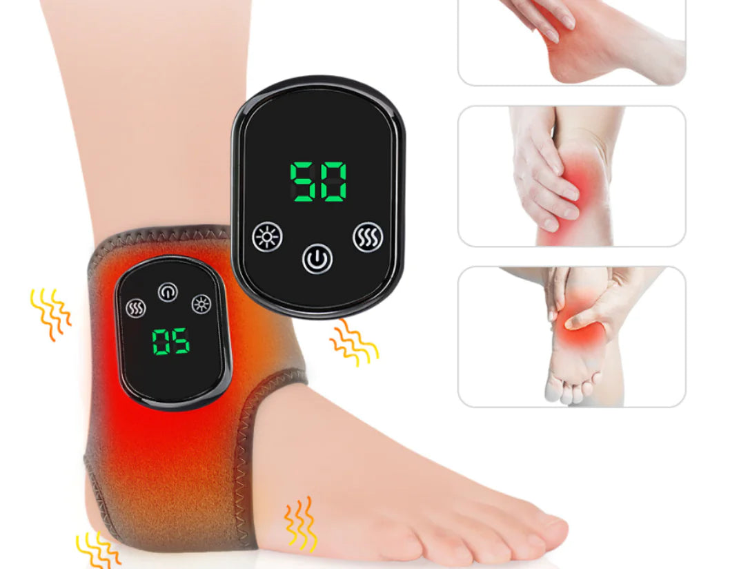 Electric Heated Vibration Ankle Brace
