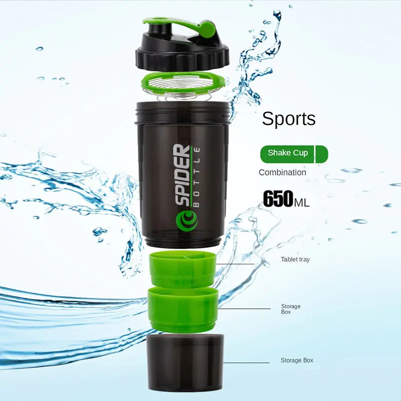 FitPro™ Triple Layer Shake Bottle