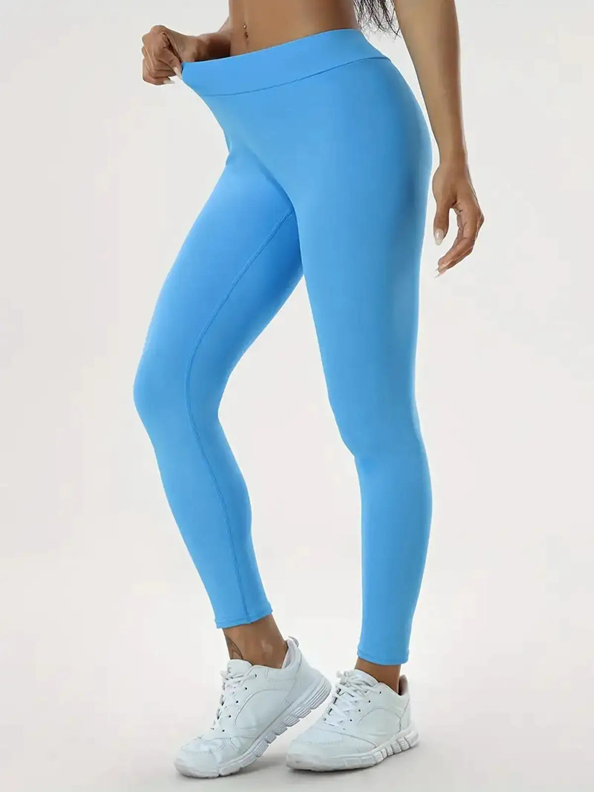 Elegant High-Waisted Sculpting Yoga Trousers