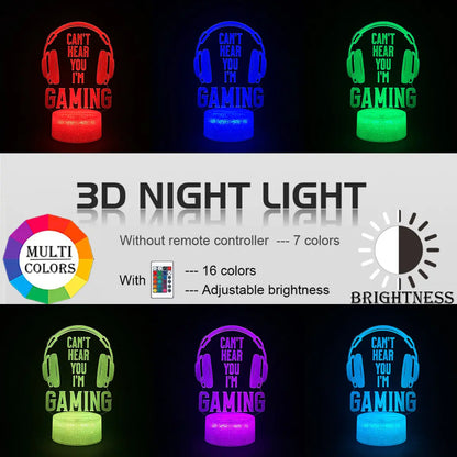 Ultimate Gamer's 3D RGB Light