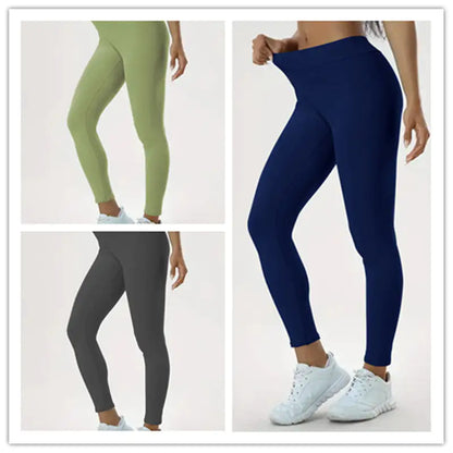 Elegant High-Waisted Sculpting Yoga Trousers