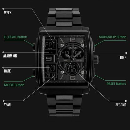 Tactical Chrono Quartz Men's Watch