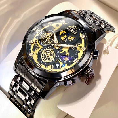 OLEVS ChronoElite Single Calendar Quartz Watch