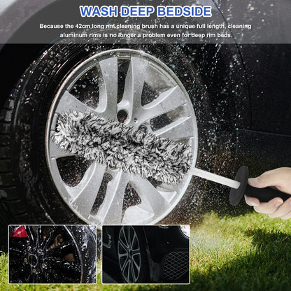 Alloy Wheel Detailing Brush Soft Bristle Cleaner US