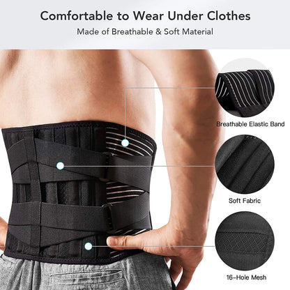 ErgoFlex Lumbar Support Belt for Pain Relief